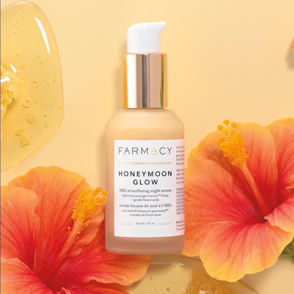 HONEYMOON GLOW AHA resurfacing night serum